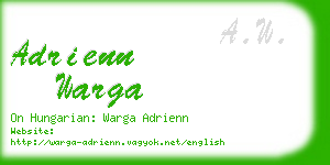 adrienn warga business card